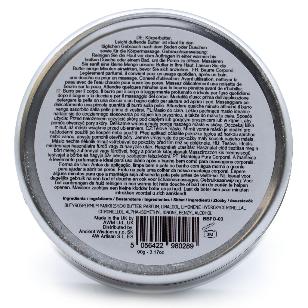 Manteca Corporal de Karité Perfumada Orquídea 90g