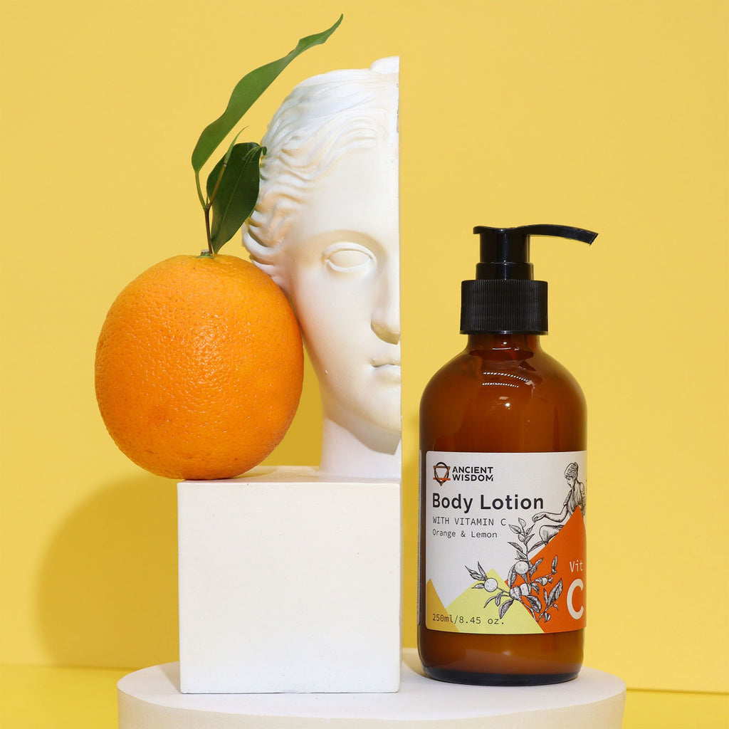 Loción Corporal con Vitamina C Naranja y Limón