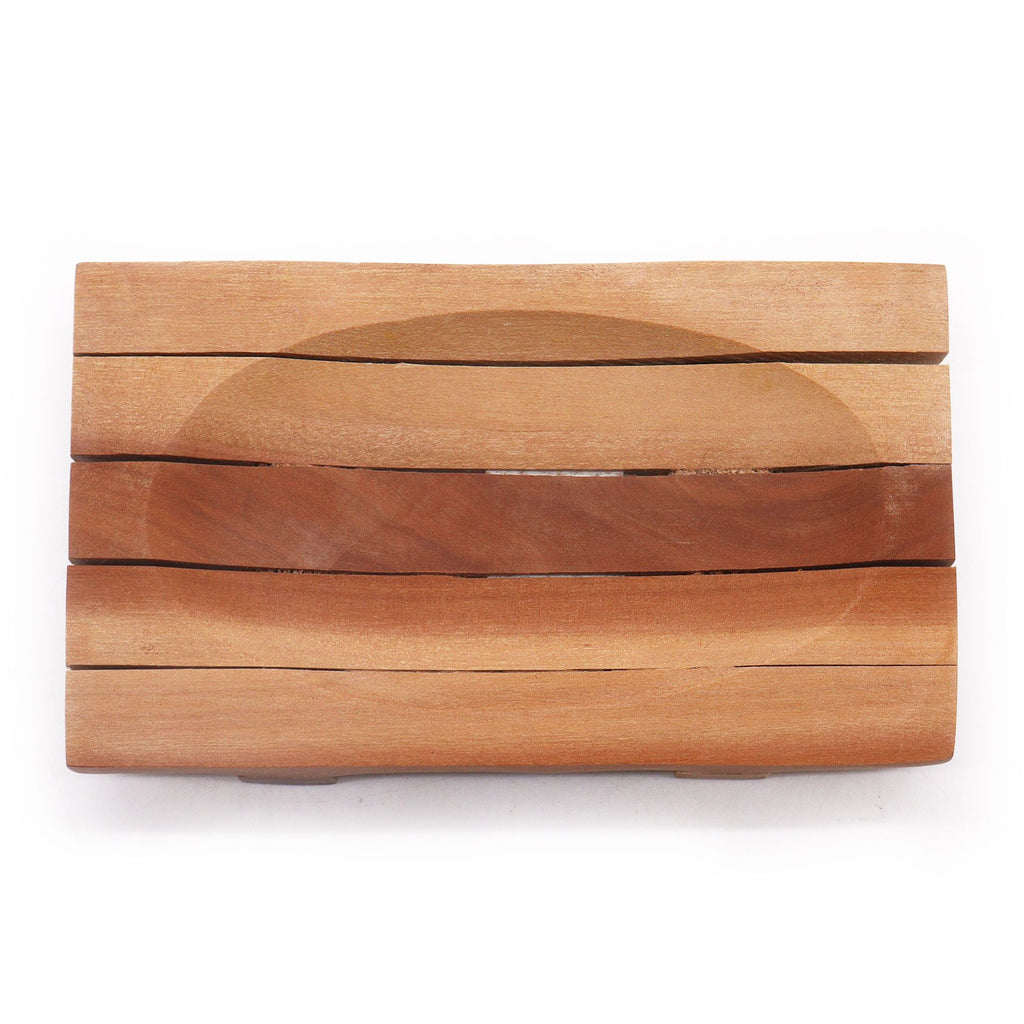 Jabonera clásica de caoba - Grid Drainer
