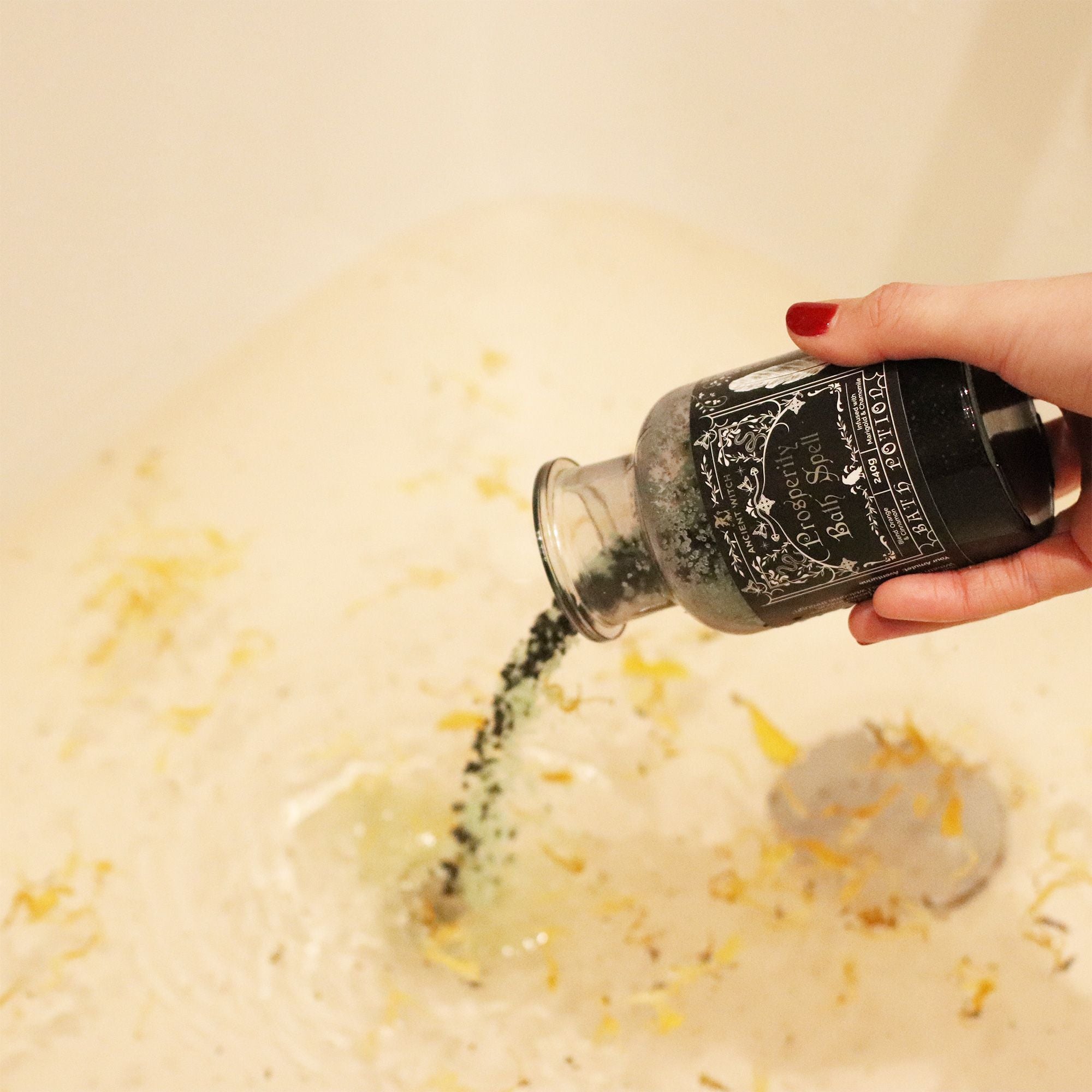 Poción de Hechizo para Baño Bruja Antigua Prosperidad
