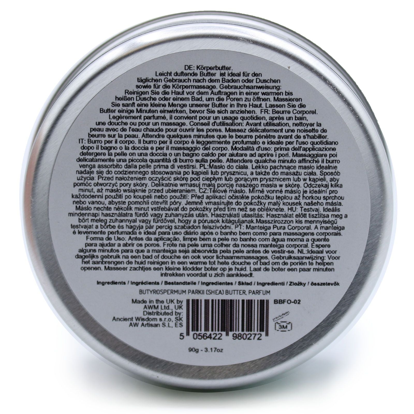 Manteca Corporal de Karité Perfumada Mango 90g