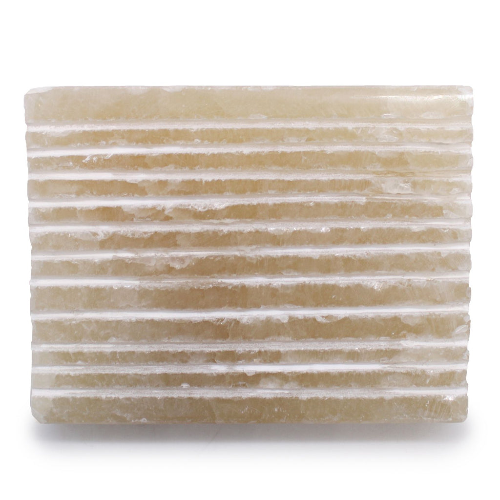 Jabonera Cuadrada Honey Ónix para Jabón Sólido