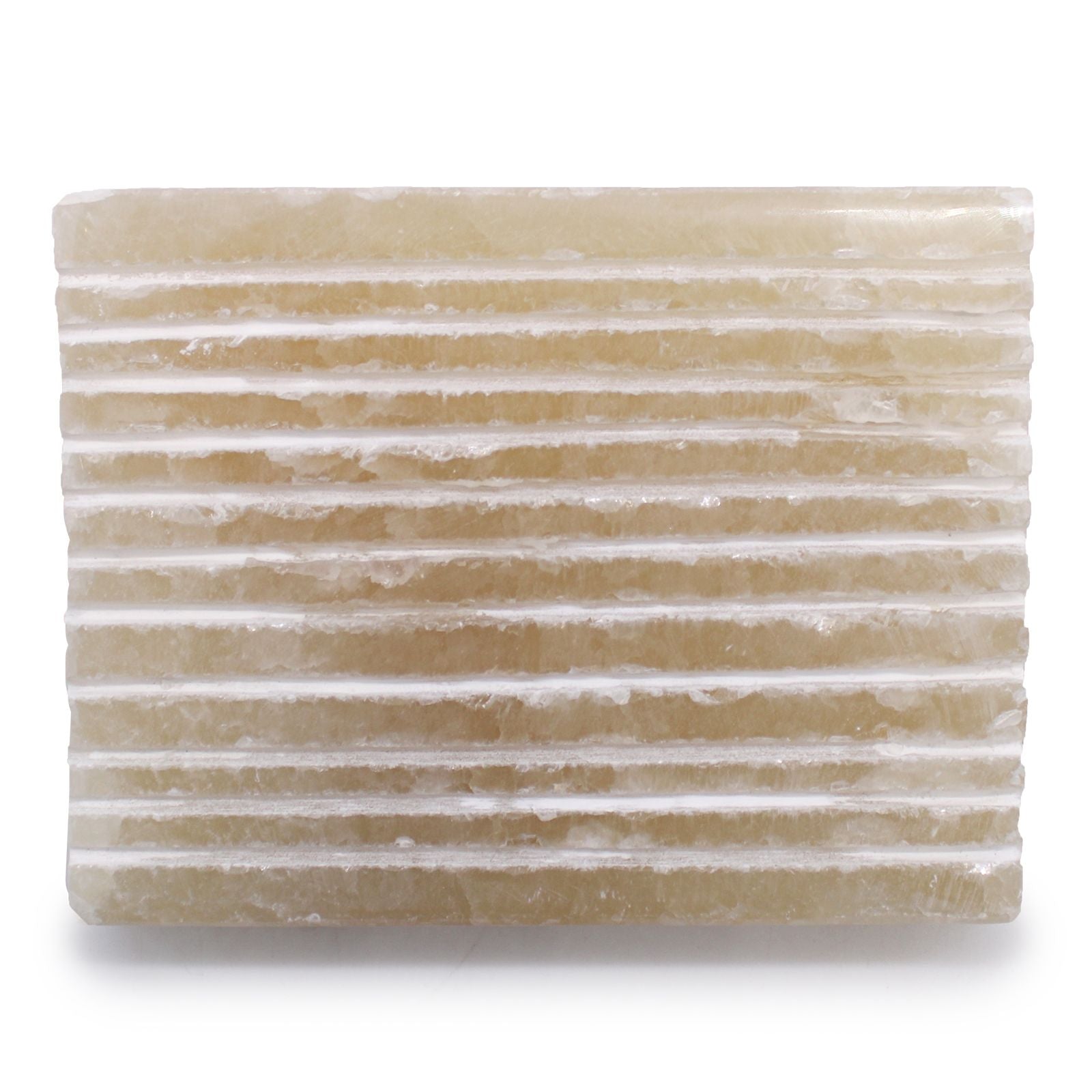 Jabonera Cuadrada Honey Ónix para Jabón Sólido