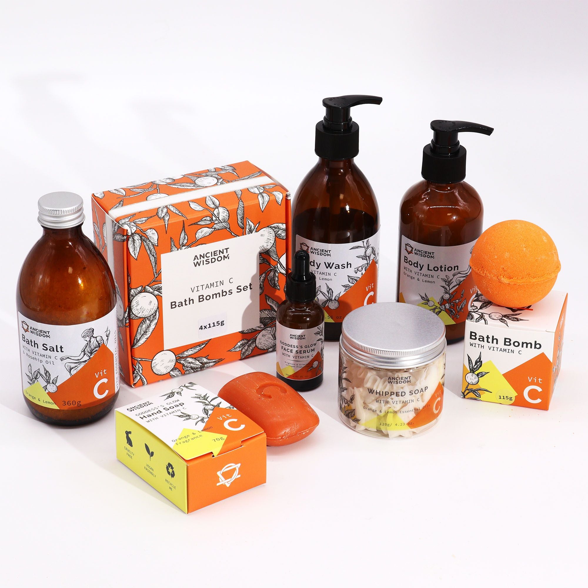 Loción Corporal con Vitamina C Naranja y Limón