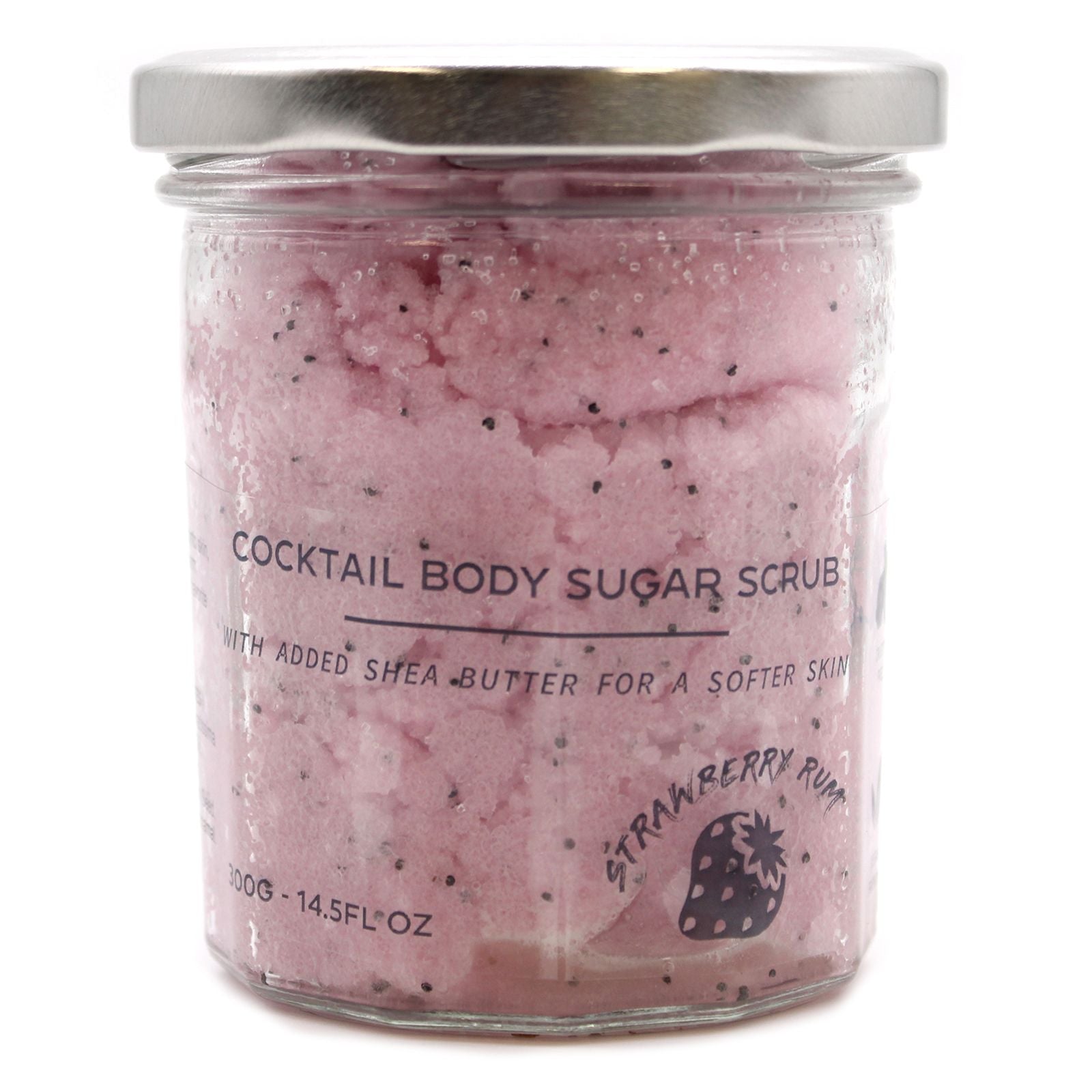 Exfoliante Corporal de Azúcar Ron de Fresa 300 g