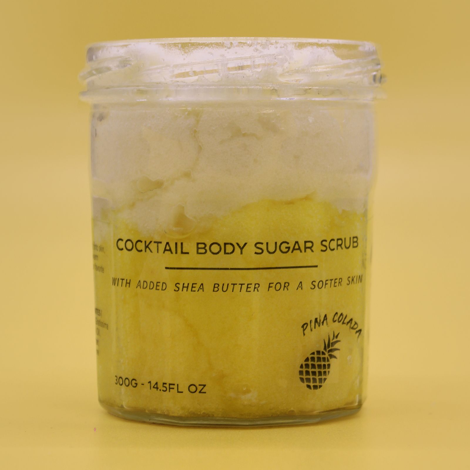Exfoliante Corporal de Azúcar Piña Colada 300 g