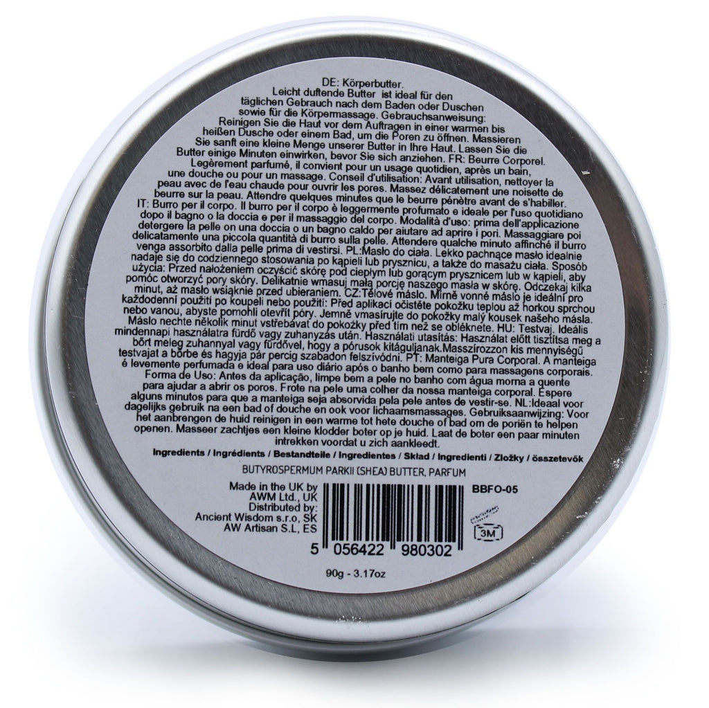 Manteca Corporal de Karité Perfumada Fresa 90g