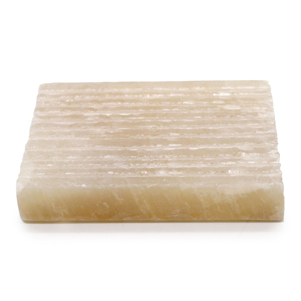 Jabonera Cuadrada Honey Ónix para Jabón Sólido