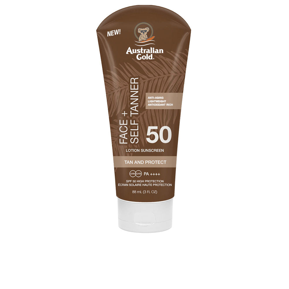 Face Self Tanner Sunscreen SPF50 88 ml